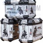 CAJ-7104-0094 CAJA PORTA-EQUIPAJE 3PZ ALUMINIO PLATA TREKKER 45L
