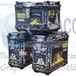 CAJ-7104-0095 CAJA PORTA-EQUIPAJE 3PZ ALUMINIO NEGRO LET'S GO