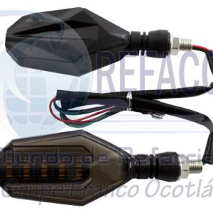D-128N-YB DIRECCIONAL NEGRO LED AMARILLO/BLANCO 12V