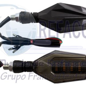 D-128N-YR DIRECCIONAL NEGRO LED AMARILLO/ROJO 12V