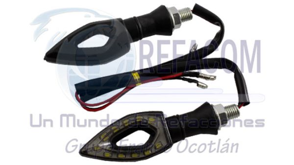 D-139N-B DIRECCIONAL NEGRO LED  BLANCO 12V