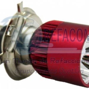 EN-0125-2R FOCO LED P/MOTO ROJO DC 10-95V 15W H4