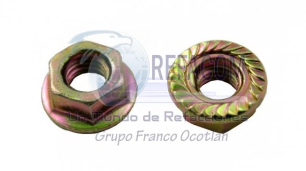 ENTUE-6801-0004 TUERCA HEXAGONAL FLANGE CERRADA ZINCADA M6 =4801