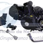 MTR-3000-0002 MOTOR COMPLETO MOTOKING 110CC NEGRO MATE SEMIAUTOM